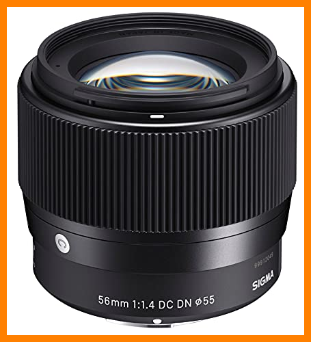 【 Mejor precio en oferta de 】✔️ Sigma F1.4 DC DN Contemporary - Objetivo 56 mm para Sony E, color negro