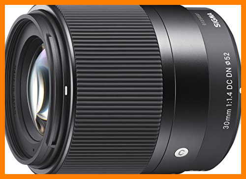 【 Mejor precio en oferta de 】✔️ Sigma 30mm f/1.4 DC DN Contemporary - Objetivo estándar para el Sistema Sony Montura E, Color Negro
