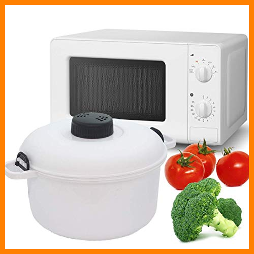 【 Mejor precio en oferta de 】✔️ MovilCom® - Olla Vapor microondas | Cocina al Vapor | fácil, rápido y Saludable