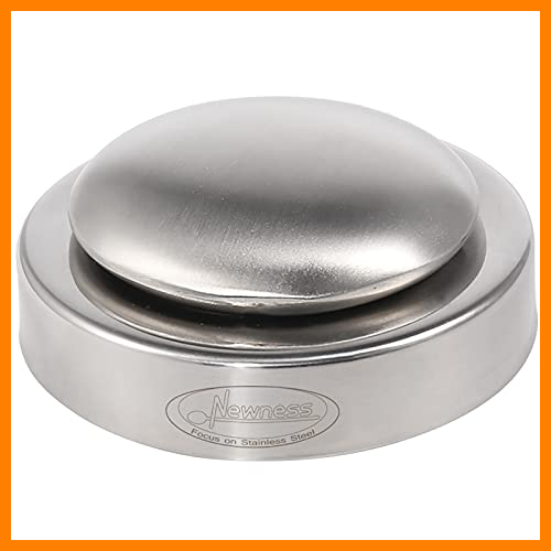【 Mejor precio en oferta de 】✔️ Newness Jabon de Acero Inoxidable con a Bandeja Baja, jabón del Acero Inoxidable para la Barra de Cocina Que Elimina Olor