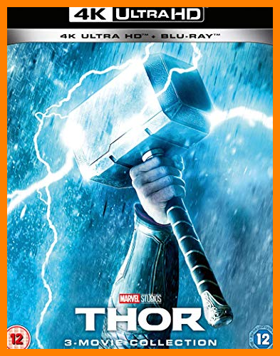 【 Mejor precio en oferta de 】✔️ Thor Ultra-HD Trilogy [4k Ultra-HD + Blu-Ray]