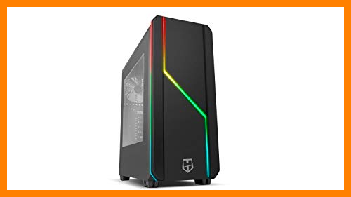 【 Mejor precio en oferta de 】✔️ Nox Hummer MC PRO -NXHUMMERMCPROB - Semitorre ARGB ATX-Micro ATX, 2 ventiladores 120mm incluidos, espacio hasta 5 ventiladores, ventana acrílica, controladores de velocidad, USB 3.0, color negro