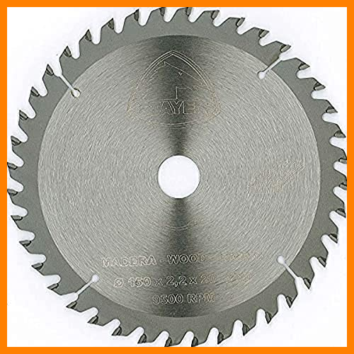 【 Mejor precio en oferta de 】✔️ STAYER 12.318 - Disco widia Madera Ø 150 x 2,4 x 20 r.16 Z- 24 ST - Incluye arandela de reducción