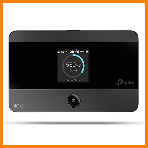 【 Mejor precio en oferta de 】✔️ TP-Link M7350 - Router 4G (CAT4) Wi-Fi Portátil, MiFi, Pantalla OLED informativa, 150 Mbps, Batería 2000 mAh (8h), Conexión 10 Dispositivos Simultáneamente, Fácil Configuración