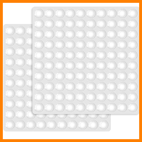 【 Mejor precio en oferta de 】✔️ AUXSOUL 200 Piezas Lagrimas Silicona, Adhesivos Pies de Goma Transparentes, Semicírculo Gotas Silicona Adhesivas Para Cajones, Puertas, Puertas de Frigoríficos, Mesas y Sillas