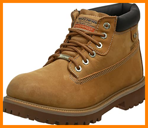 【 Mejor precio en oferta de 】✔️ Skechers hombres sargentos Verdict botas rugosas, trigo