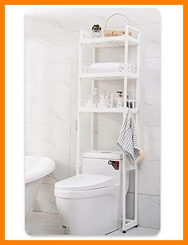 【 Mejor precio en oferta de 】✔️ WQXD Rack de inodoros Independientes de 3 Niveles, Bastidor de Almacenamiento multifunción de 2 Niveles sobre la Lavadora Cuarto de baño Saver Saver Sala de lavandería