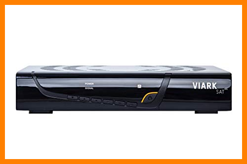 【 Mejor precio en oferta de 】✔️ Viark Sat 4K - Receptor Satélite Digital 4K UHD DVB-S2X Multistream H.265/HEVC 4000MIPS 1.0 GHz 60fps 10 bit 3D, con LAN, Antena WiFi USB y Lector de Tarjetas CA