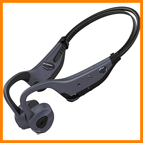 【 Mejor precio en oferta de 】✔️ Aztine MP3 y Bluetooth 2 en 1 Auriculares de conducción ósea para natación, Nivel IPX8 bajo el Agua 3 Metros a Prueba de Agua, 8 Horas de Juego con 16 GB de Memoria