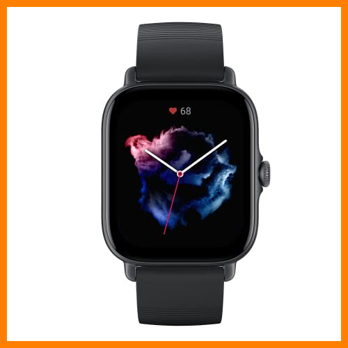 【 Mejor precio en oferta de 】✔️ Amazfit GTS 3 Smartwatch Fitness Monitoreo de Ciclo Femenino con Frecuencia Cardíaca, SpO2 Sueño Estrés Reloj Inteligente con150+ Modos Deportivos GPS 5 ATM a Prueba de Agua Alexa Integrado Negro