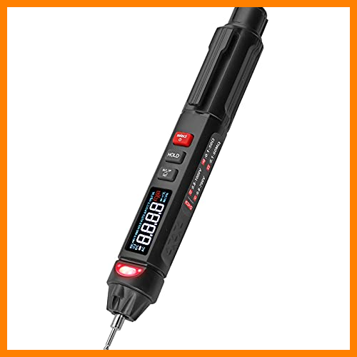 【 Mejor precio en oferta de 】✔️ Multímetro Digital Profesional TRMS 6000 Cuentas 3 en 1 Proster Probador de Voltaje CA/CC sin Contacto 12-1000V Medidor de Fase Inteligente 380V con Pantalla LCD para Medir Voltaje Resistencia Diodes