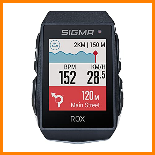 【 Mejor precio en oferta de 】✔️ SIGMA SPORT ROX 11.1 EVO Blanco | Ciclocomputador inalámbrico GPS y navegación, con soporte GPS | Navegación GPS en exteriores con muchas funciones inteligentes