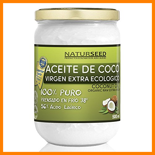 【 Mejor precio en oferta de 】✔️ Naturseed - Aceite de coco Virgen Extra Orgánico - Para uso Estético, en Cocina y Masajes, 500 ml