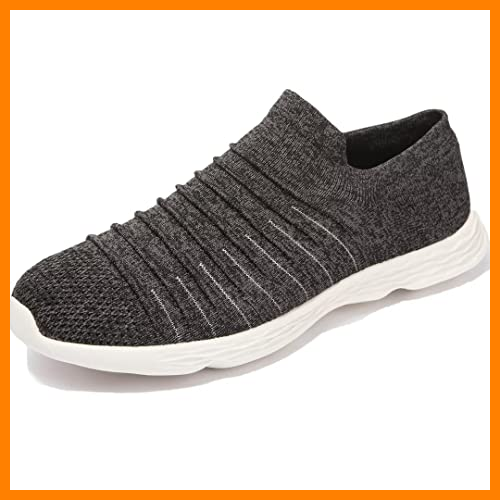 【 Mejor precio en oferta de 】✔️ Zapatillas Casuales para Hombre Calzado Deportivo Bajas de Moda Sandalias de Verano Ligeras y Transpirables Gris Negro 43