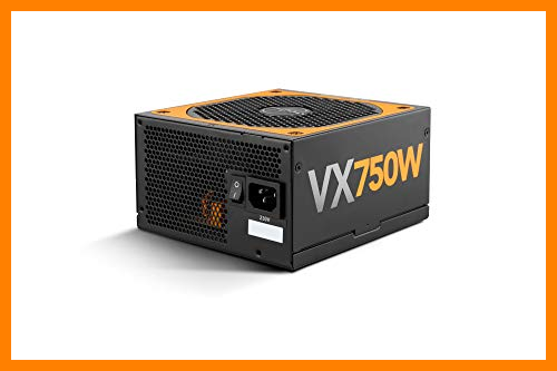 【 Mejor precio en oferta de 】✔️ Nox Urano VX 750W -NXURVX750BZ- Fuente de alimentación 750W, certificado 80 PLUS Bronze, ventilador 140mm con control PMW, cables planos extralargos, color negro