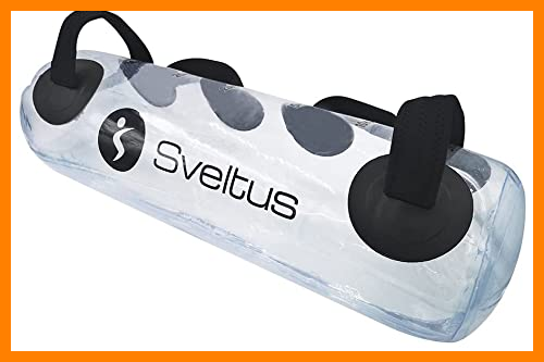 【 Mejor precio en oferta de 】✔️ Sveltus Aqua Training Bag Ajustable 30kg, Unisex-Adult, Transparente, 30 Kg