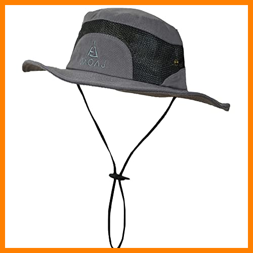 【 Mejor precio en oferta de 】✔️ Sombrero para El Sol para Hombre, Sombrero deVerano con Protección UV, Sombrero Safari de Malla Transpirable Ajustable Plegable