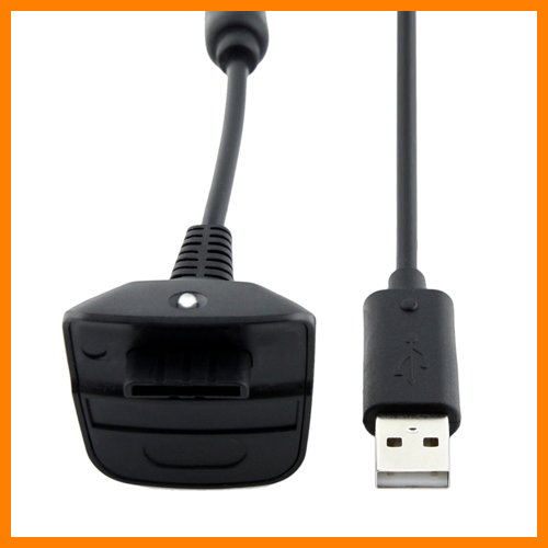 【 Mejor precio en oferta de 】✔️ USB CABLE DE CARGA NEGRO PARA MANDO CONSOLA INALAMBRICO WIRELESS XBOX 360