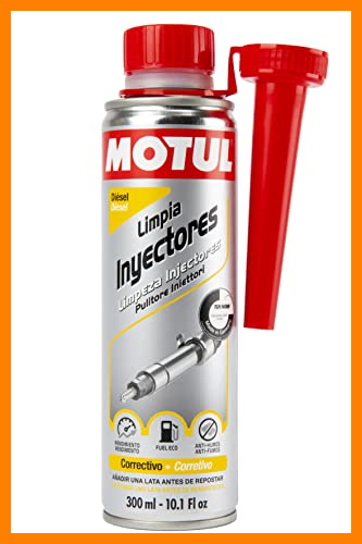 【 Mejor precio en oferta de 】✔️ Motul Limpia Inyectores Diésel 300 ml, Aditivo Limpiador de Inyectores y Sistema de Combustible Diésel