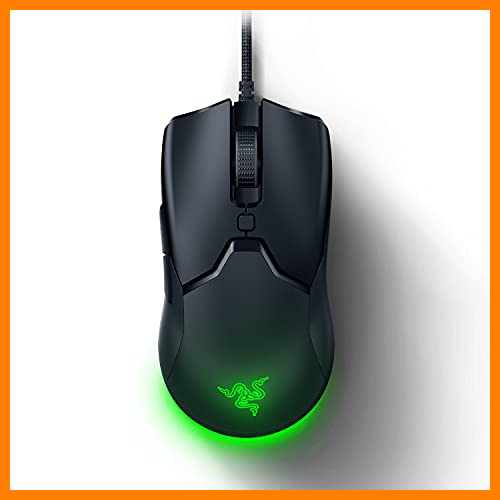 【 Mejor precio en oferta de 】✔️ Miniratón ultraligero Razer Viper para juegos: Botones de juego más rápidos - Sensor óptico de 8500 DPI - Iluminación Chroma RGB - 6 botones programables - Cable sin arrastre - Negro clásico.