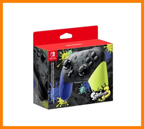 【 Mejor precio en oferta de 】✔️ Nintendo Switch Pro-Controller + cable USB Edición Splatoon 3 limitada