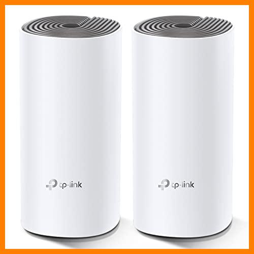 【 Mejor precio en oferta de 】✔️ TP-Link Deco E4 (2-Pack) -AC1200 Repetidor de Wi-Fi, Mesh Wi-Fi Inteligente, Doble Banda hasta 260 m², 2xPuertos 100/10 Mbps, MU-MIMO, hasta 100 dispositivos, adecuado para Xiaomi Mi Box, Color Blanco