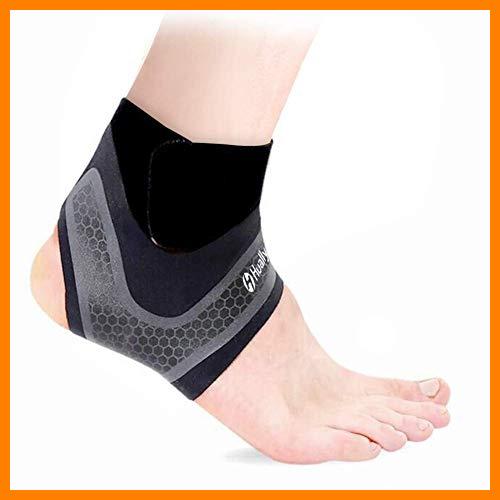 【 Mejor precio en oferta de 】✔️ Tobillera Estabilizadora Protector, Hually 1 pare Tobillera Elástica Conveniente Mujeres Hombres Super Cómoda Compresión Ajustable Protección de Tobillos Soportes de Tobillo Ajusta a Todos los Tamaños