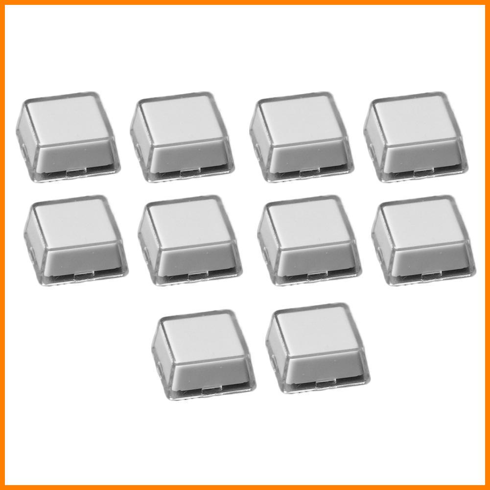 【 Mejor precio en oferta de 】✔️ Teclas transparentes de doble capa, Clips de papel extraíbles, interruptor MX personalizado, protección de carcasa, 10 piezas