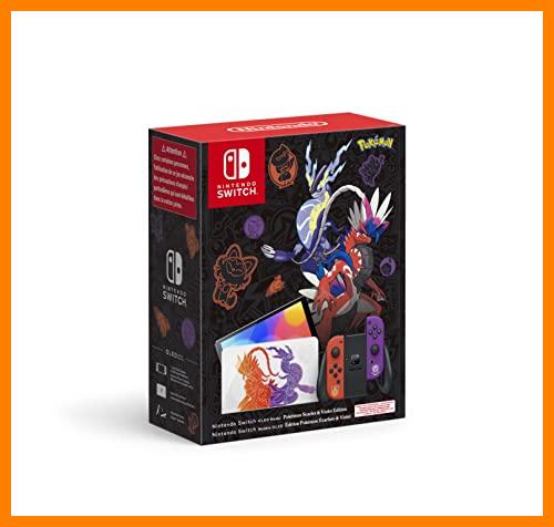 【 Mejor precio en oferta de 】✔️ Nintendo Switch OLED Edición Limitada Pokémon Escarlata y Púrpura
