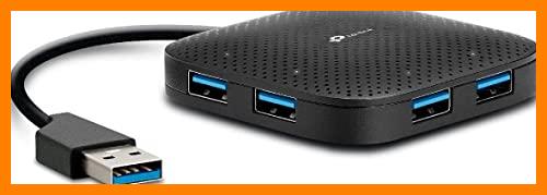 【 Mejor precio en oferta de 】✔️ TP-Link UH400 - USB 3.0, hub de 4 puertos de datos portátil para Mac, iMac, MacBook Pro Air, Ultrabooks, Win 10 Tablet y cualquier PC