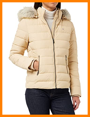 【 Mejor precio en oferta de 】✔️ Tommy Hilfiger Chaqueta con Capucha Tjw Essential Acolchadas, Trench, S para Mujer