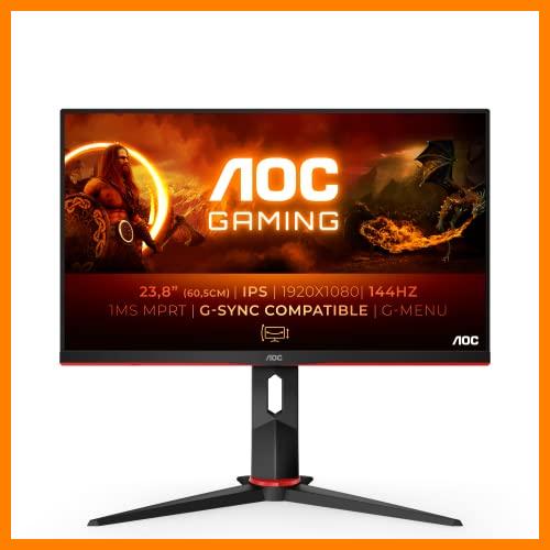 【 Mejor precio en oferta de 】✔️ AOC 24G2- Monitor Gaming de 24", Full HD, (IPS, 1ms, 144Hz, Free-Sync, DisplayPort. HDMI)