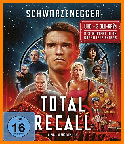 【 Mejor precio en oferta de 】✔️ Total Recall / Uncut / Limited Steelbook Edition (4K Ultra-HD + Blu-ray 2D + Bonus-Blu-ray) [Alemania] [Blu-ray]