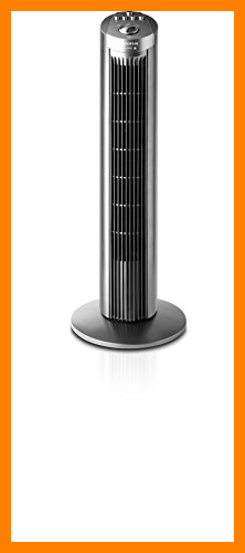 【 Mejor precio en oferta de 】✔️ Taurus Babel - Ventilador de torre sin control remoto, 3 velocidades, 45W, color gris