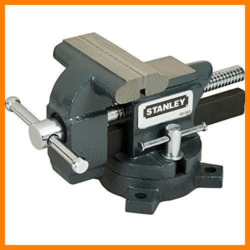 【 Mejor precio en oferta de 】✔️ Stanley 1-83-065 100mm tornillo de banco - Tornillos de banco (10 cm, hierro fundido, Grafito, 85 mm, 6 kg)