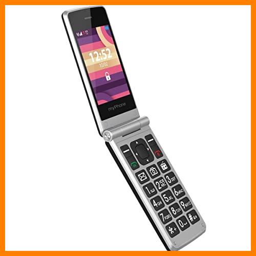 【 Mejor precio en oferta de 】✔️ myPhone Tango LTE teléfono móvil para Personas Mayores, Pantallas de 2,4" y 1,77", teléfono móvil Plegable, Teclas Grandes, batería de 1400mAh de Larga duración, 4G, Dual-SIM, con Cargador y cámara