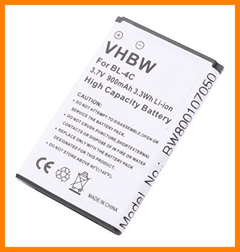 【 Mejor precio en oferta de 】✔️ vhbw Batería Recargable Compatible con Easyfone Prime A1, A2, A5 móvil, Smartphone (900 mAh, 3,7 V, Li-Ion)
