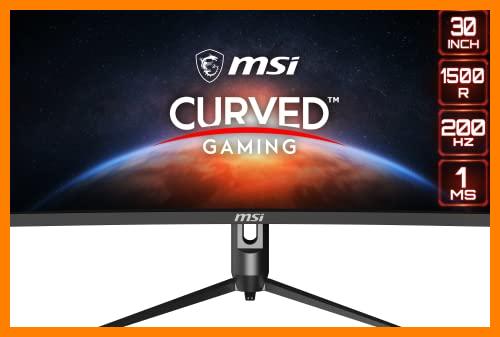 【 Mejor precio en oferta de 】✔️ MSI Optix MAG301CR2 - Monitor Curvo Gaming 1500R 29.5", 2560 x 1080 (WFHD), 21:09, Brillo 300, 200 Hz