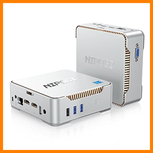 【 Mejor precio en oferta de 】✔️ Mini PC Windows 11 Pro,16GB DDR4/256GB SSD Ιntel Celeron J4125 Mini Ordenador,Mini PC 4k HD con 2.4G+5G WiFi,Gigabit Ethernet,BT 4.2,Dual HDMI Office Business Mini Computadora