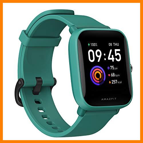【 Mejor precio en oferta de 】✔️ Amazfit Bip U Smartwatch Fitness Reloj Inteligente 60+ Modos Deportivos 1.43" Pantalla táctil a Color Grande 5 ATM (SpO2) Oxígeno en Sangre Frecuencia Cardíaca