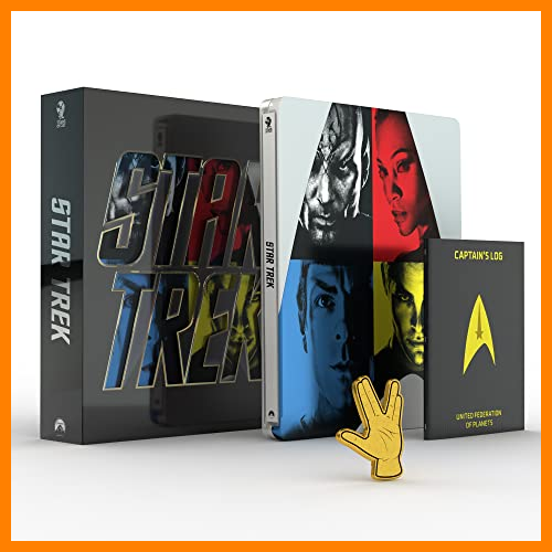 【 Mejor precio en oferta de 】✔️ Star Trek (2009) (Steelbook) (Edición Titans of Cult) (4K UHD + Blu Ray)