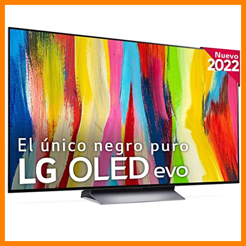 【 Mejor precio en oferta de 】✔️ Televisor LG OLED55C24LA - Smart TV webOS22 55 pulgadas (139 cm) 4K OLED evo, Procesador Inteligente Potencia 4K a9 Gen 5 IA, compatible formatos HDR, HDR Dolby Vision y Dolby Atmos, TV para Gaming