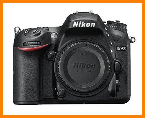 【 Mejor precio en oferta de 】✔️ Nikon D7200 - Cámara Digital réflex de Objetivo único, Color Negro