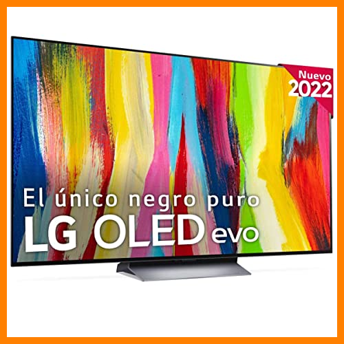 【 Mejor precio en oferta de 】✔️ Televisor LG OLED65C24LA - Smart TV webOS22 65 pulgadas (164 cm) 4K OLED evo, Procesador Inteligente Potencia 4K a9 Gen 5 IA, compatible formatos HDR, HDR Dolby Vision y Dolby Atmos, TV para Gaming