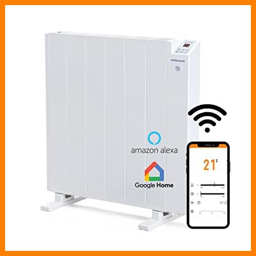 【 Mejor precio en oferta de 】✔️ Mellerware - Emisor Térmico Bajo Consumo Comfy! 1200W WIFI | Programable 3 Modos +Temp. Ajustable + Función Ventana Abierta | Temporizador | Radiador Eléctrico Potente |20m2| Google Home Alexa |Medium