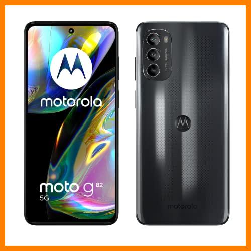 【 Mejor precio en oferta de 】✔️ Moto g82 (Pantalla OLED de 6,6" 120 Hz, Sistema de cámara OIS de 50 MP, Dolby Atmos®, Altavoces estéreo, batería de 5000 mAh, 5G, procesador Snapdragon® 695, 6/128 GB, SIM Dual), Gris (VERSIÓN SP/PT)