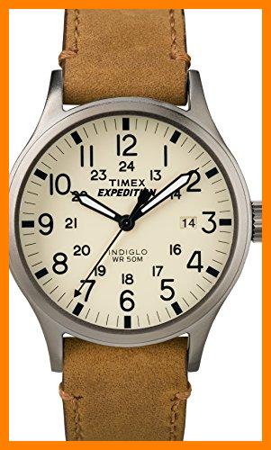 【 Mejor precio en oferta de 】✔️ Timex Expédition Scout, Reloj análogico de cuarzo para Hombre, Marrón (Tan/Natural)