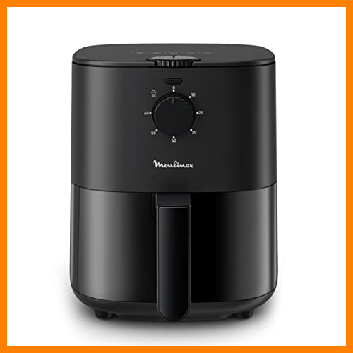 【 Mejor precio en oferta de 】✔️ Moulinex Easy Fry Essential EZ1308 - Freidora de Aire Caliente, con Poco o Sin Aceite, Controles manuales, 5 Programas, Comidas Sanas, Capacidad 3,5 L / 1 kg, Hasta 4 personas, Resultados crujientes