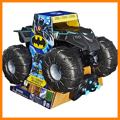 【 Mejor precio en oferta de 】✔️ Monster Jam Batman, vehículo de Control Remoto All-Terrain Batmobile, Juguetes de Batman Resistentes al Agua para niños a Partir de 4 años (6062331)
