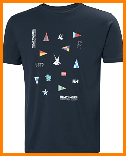 【 Mejor precio en oferta de 】✔️ Helly Hansen Shoreline T-Shirt 2.0, 597 Navy, M